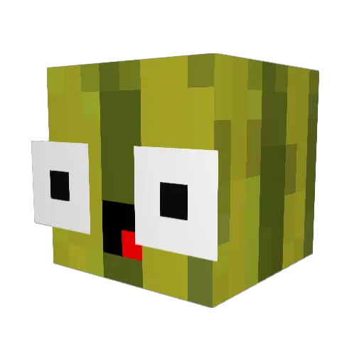 unicorns78 Minecraft avatar head, 3D render