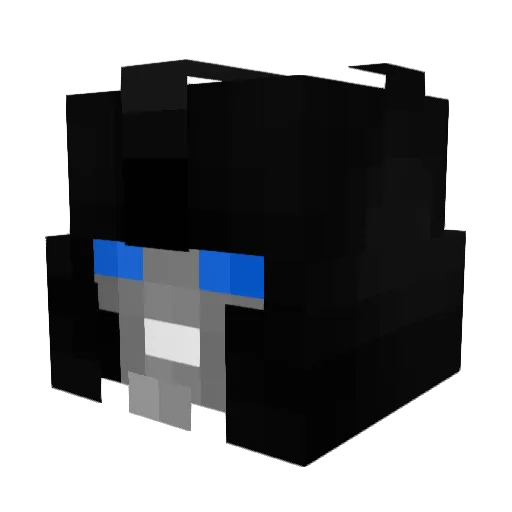 unicron27 Minecraft avatar head, 3D render