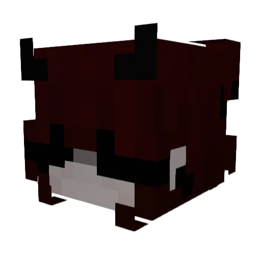 unidyz_ Minecraft avatar head, 3D render