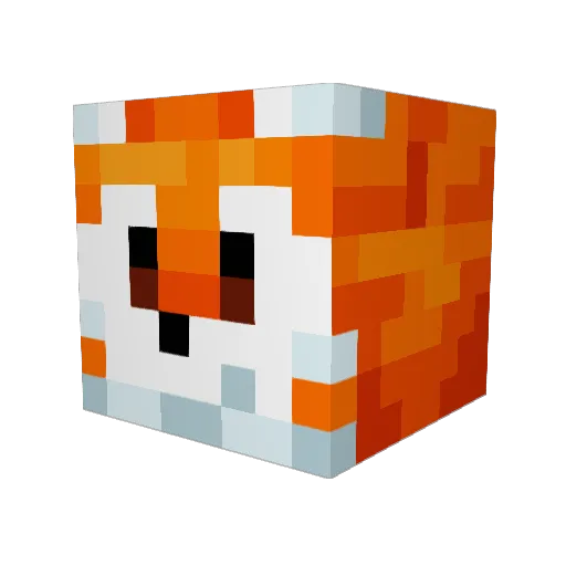 universal32 Minecraft avatar head, 3D render