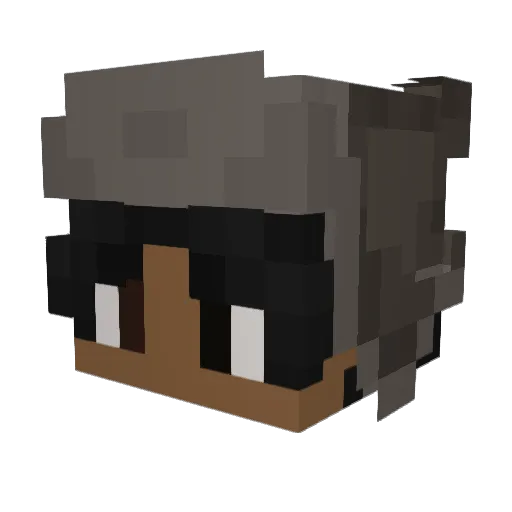 universo254 Minecraft avatar head, 3D render