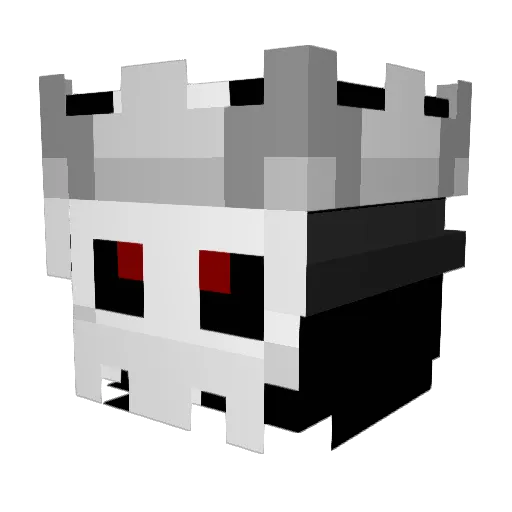 unk1_3nt Minecraft avatar head, 3D render