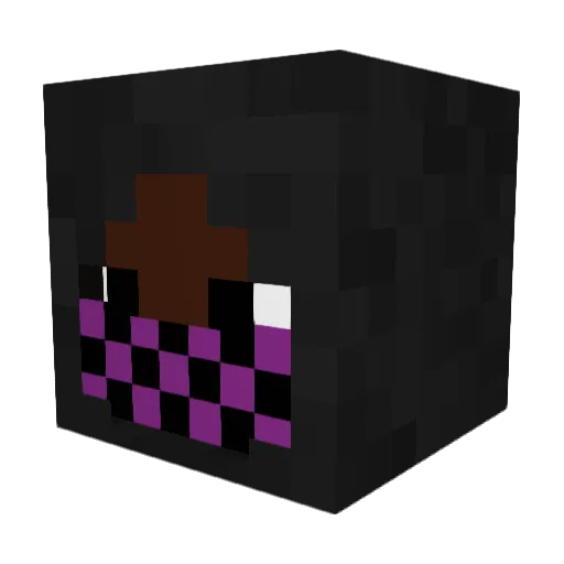 unkindpear Minecraft avatar head, 3D render