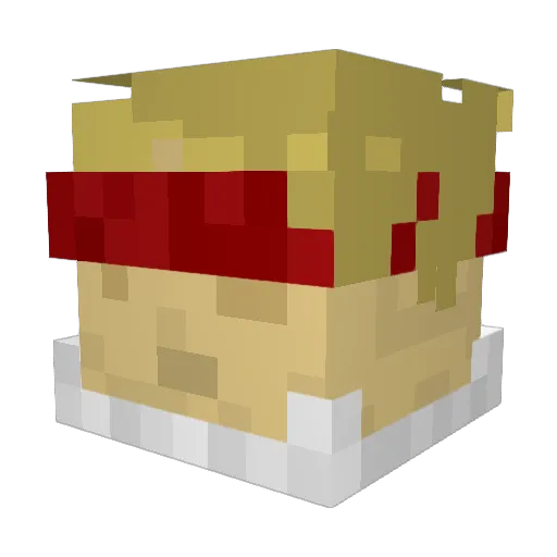 unkleBen Minecraft avatar head, 3D render