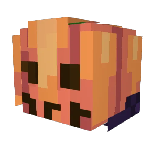 unknown176 Minecraft avatar head, 3D render
