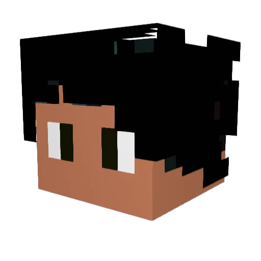 unknown4146_ Minecraft avatar head, 3D render