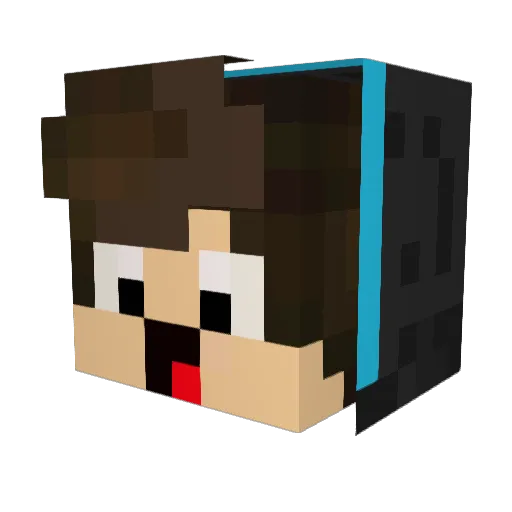 unknownFabian Minecraft avatar head, 3D render