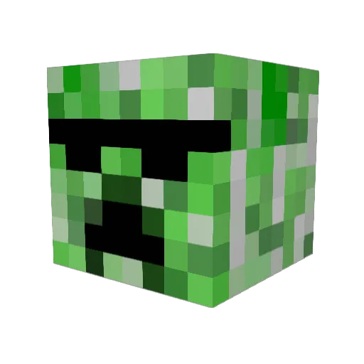 unknown_98765 Minecraft avatar head, 3D render