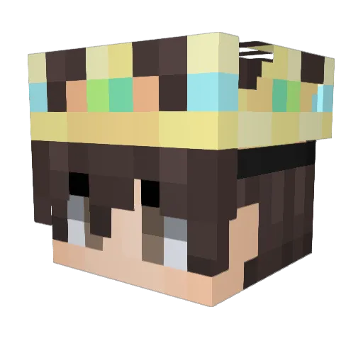 unknown_acolyte Minecraft avatar head, 3D render