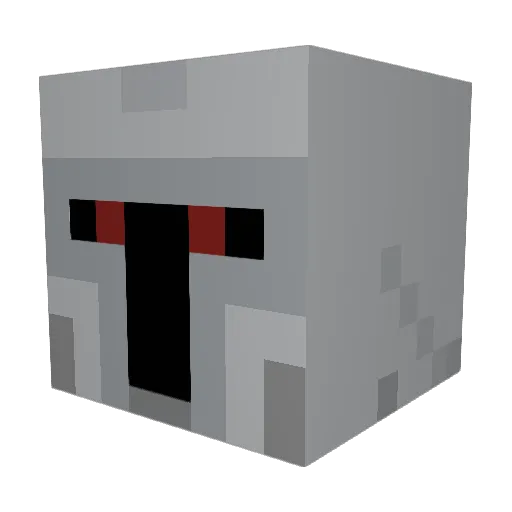 unknown_fish Minecraft avatar head, 3D render