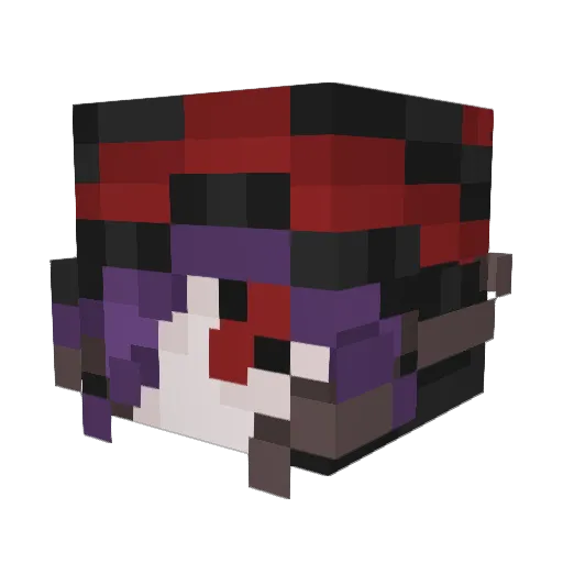 unknown_numskull Minecraft avatar head, 3D render