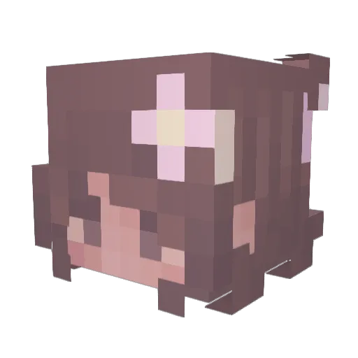 unknownbabyy Minecraft avatar head, 3D render