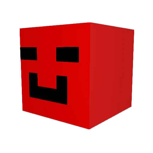 unknownblur Minecraft avatar head, 3D render