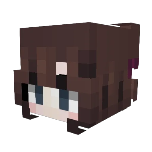 unknownchariott Minecraft avatar head, 3D render
