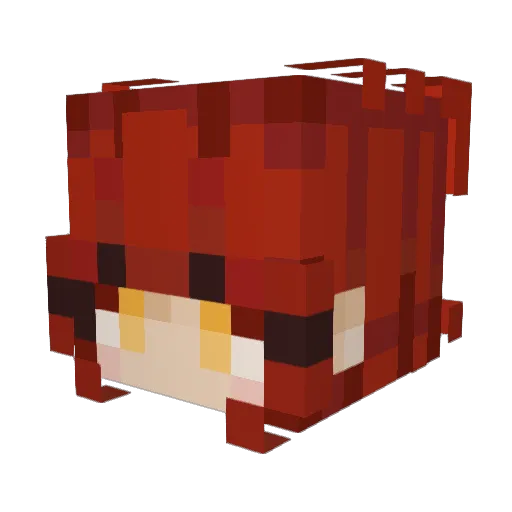 unknownender Minecraft avatar head, 3D render