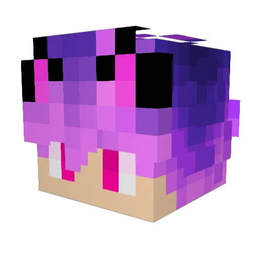 unknownwolf921 Minecraft avatar head, 3D render
