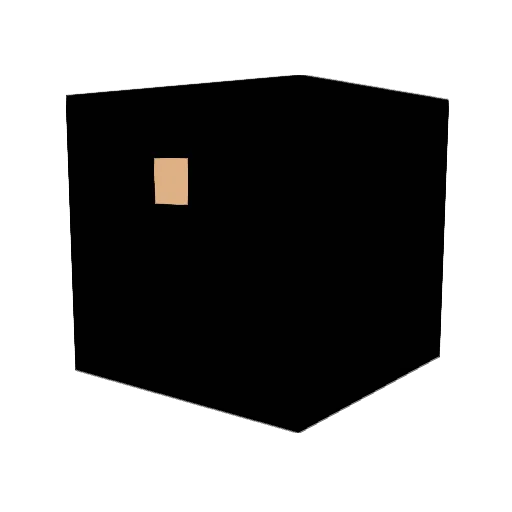 unkoman_real Minecraft avatar head, 3D render