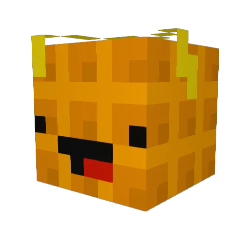 unkownluxuryy Minecraft avatar head, 3D render
