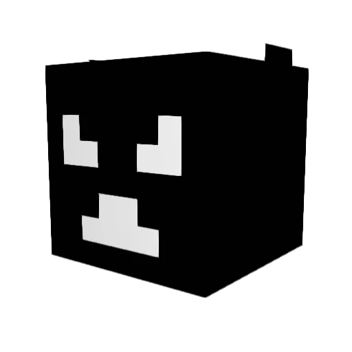 unkshmunk Minecraft avatar head, 3D render