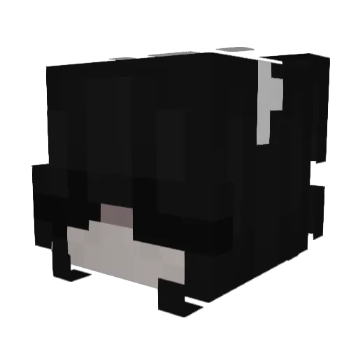 unlees Minecraft avatar head, 3D render