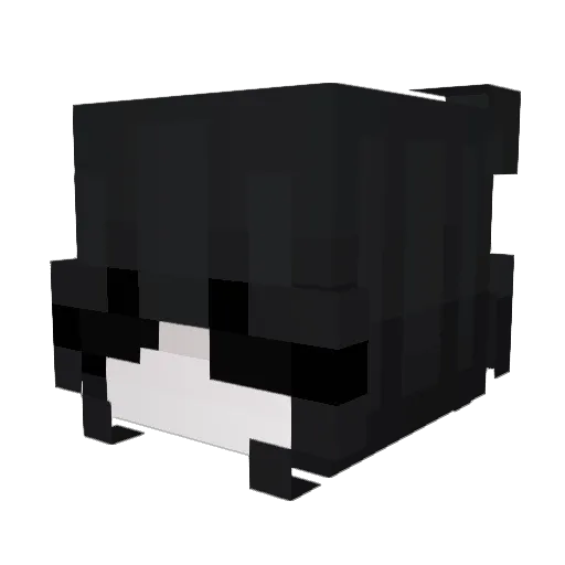 unluv Minecraft avatar head, 3D render
