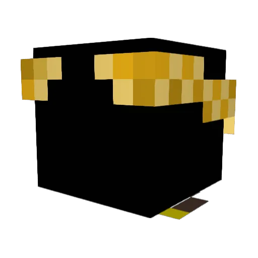 unmecperche Minecraft avatar head, 3D render