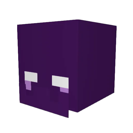 unnoetiger Minecraft avatar head, 3D render
