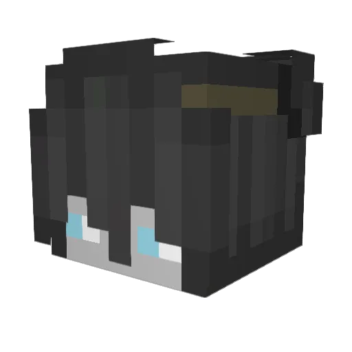 unnormaleEhre Minecraft avatar head, 3D render