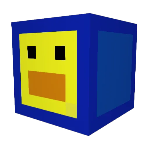 unown8787 Minecraft avatar head, 3D render