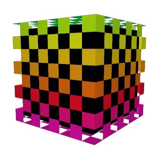 unpayaso Minecraft avatar head, 3D render
