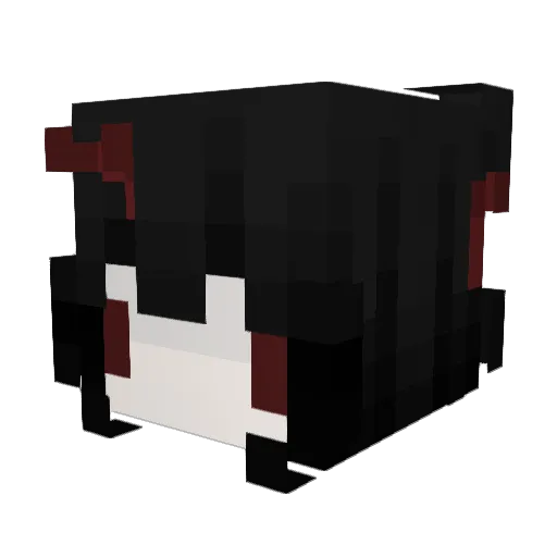 unportrayed Minecraft avatar head, 3D render