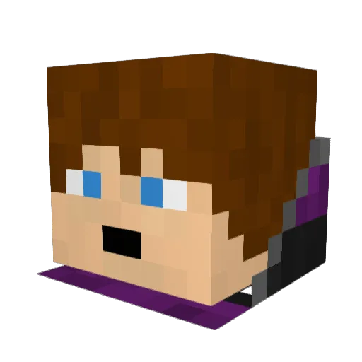 unrealmstr81891 Minecraft avatar head, 3D render