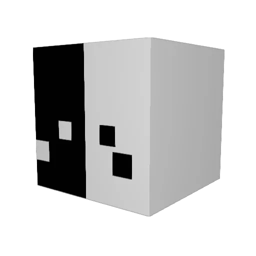unrealpetzz Minecraft avatar head, 3D render