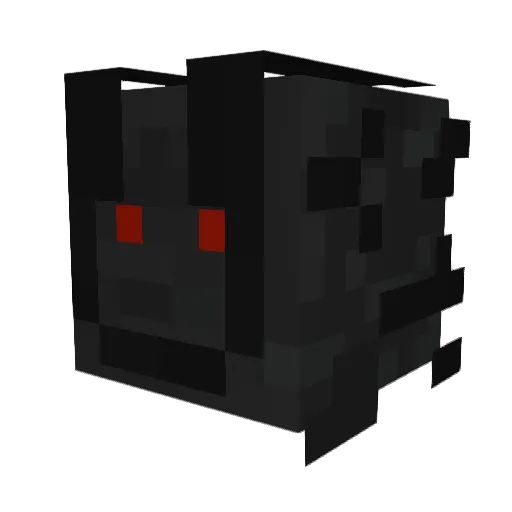 unseptrium Minecraft avatar head, 3D render