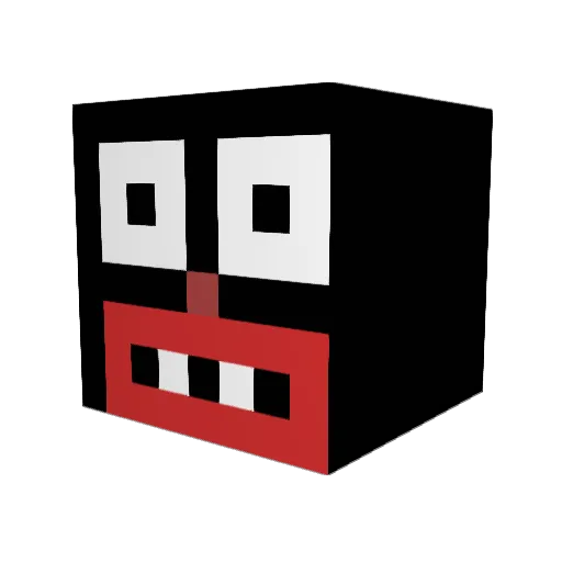unsesetz Minecraft avatar head, 3D render