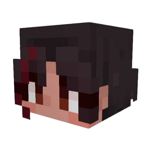 unslee Minecraft avatar head, 3D render