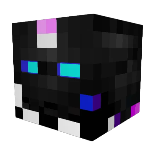 unspeakablel Minecraft avatar head, 3D render