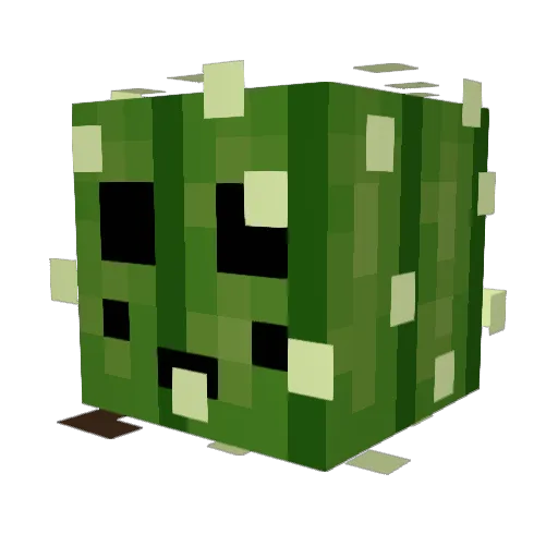unsuffer Minecraft avatar head, 3D render