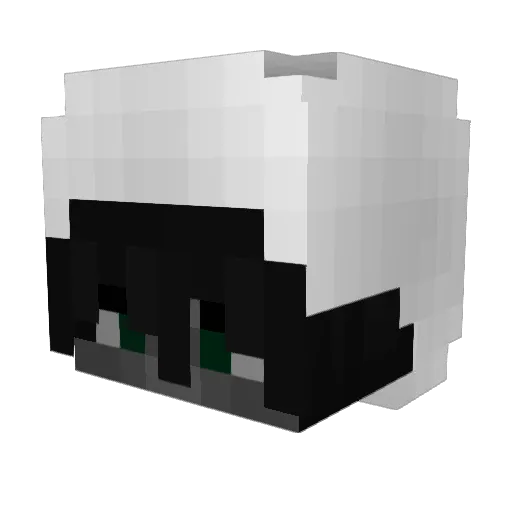 unsurfy_ Minecraft avatar head, 3D render