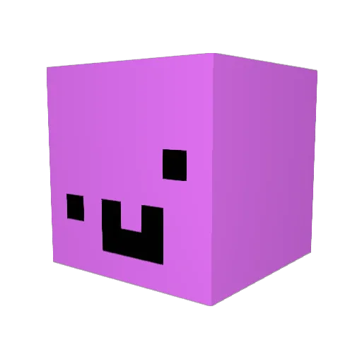 unt_l Minecraft avatar head, 3D render