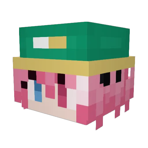 untouchable15 Minecraft avatar head, 3D render