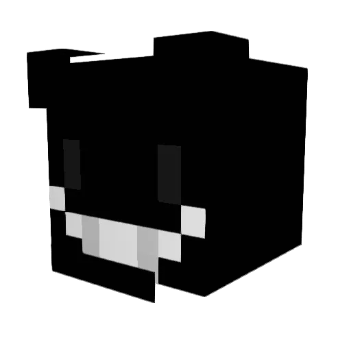 unukl_ Minecraft avatar head, 3D render