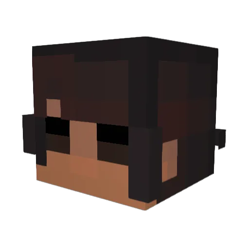 unwanting Minecraft avatar head, 3D render