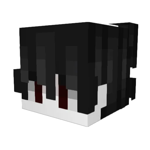 uoa Minecraft avatar head, 3D render