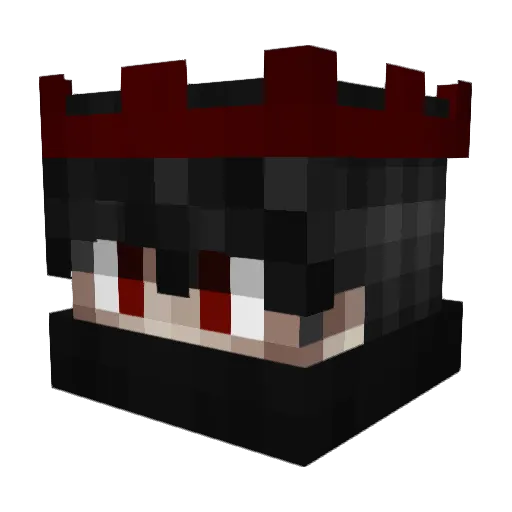 uojz Minecraft avatar head, 3D render