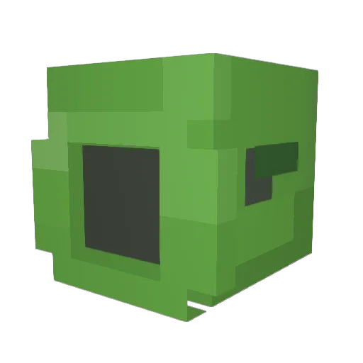 uomosenzanome Minecraft avatar head, 3D render