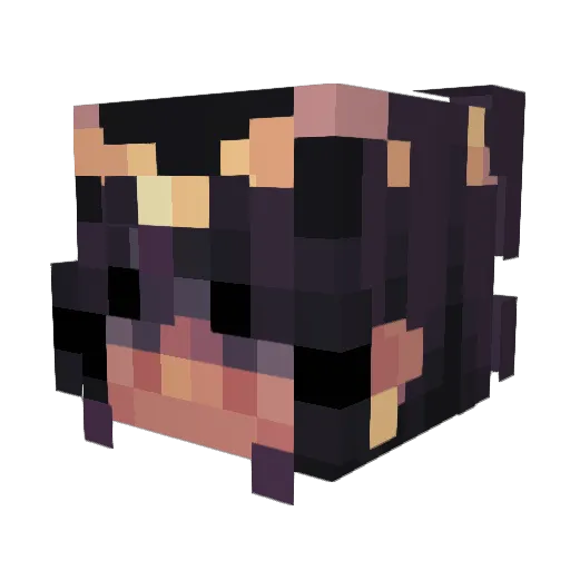 uonr Minecraft avatar head, 3D render