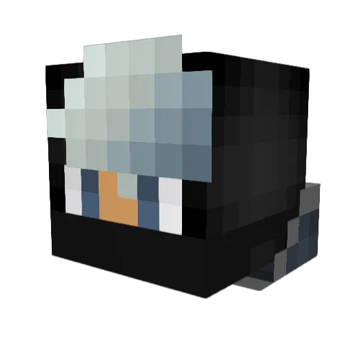 uoury Minecraft avatar head, 3D render