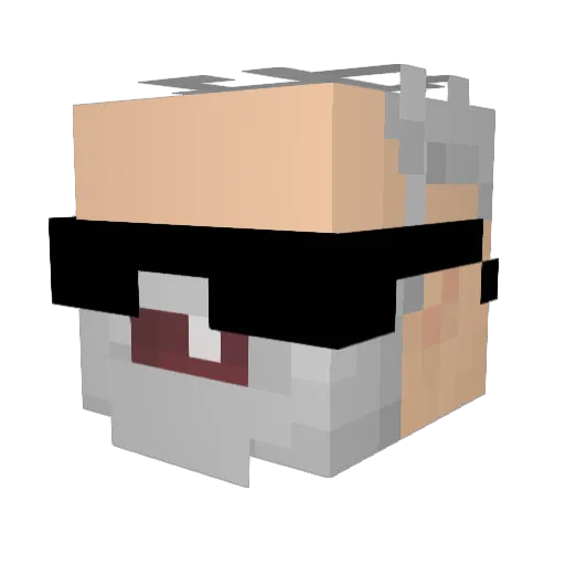 upanan82 Minecraft avatar head, 3D render