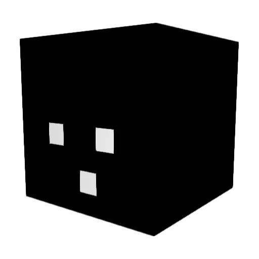 uparox Minecraft avatar head, 3D render